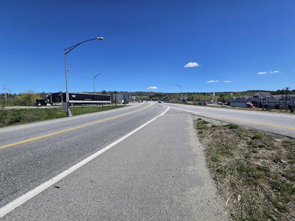 Exit 75 looking towards Route 4 in May 2024